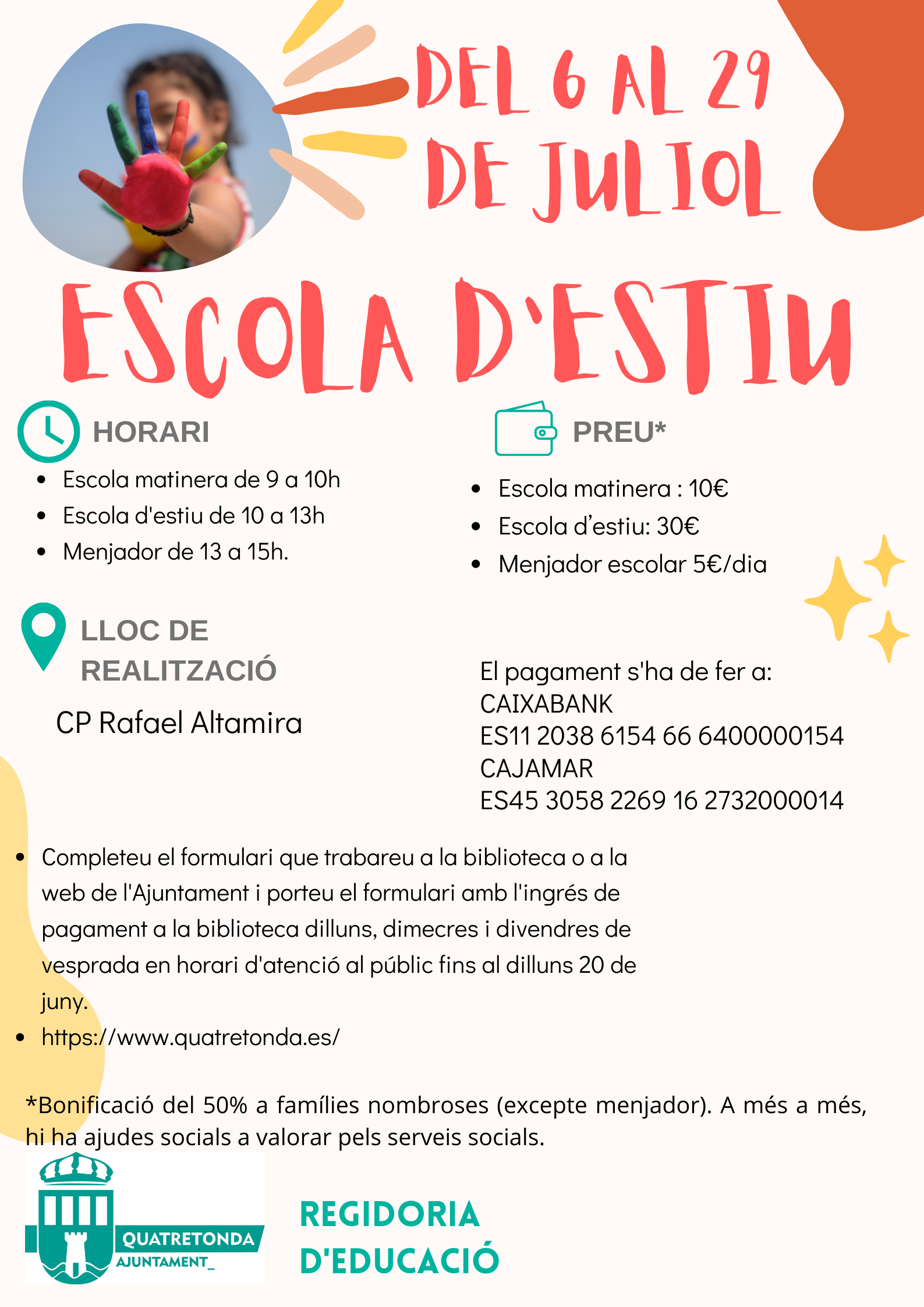 Cartell Escola d'Estiu